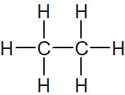 formule développée de l'ethane