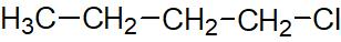 formule semi-développée du chlorobutane